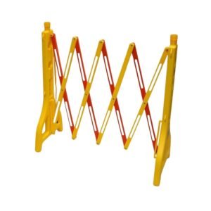 H2 – 1×2.5mtr Yellow Red Water Fillable Plastic Expandable Barrier | H2EB-1