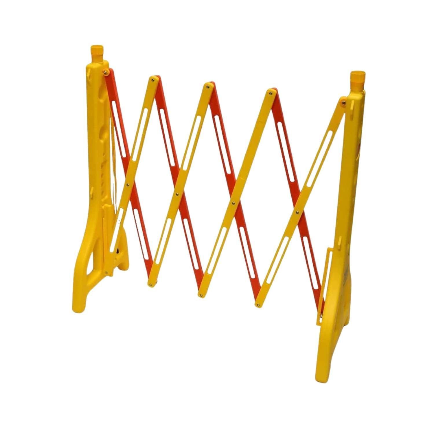 H2 – 1×2.5mtr Yellow Red Water Fillable Plastic Expandable Barrier | H2EB-1