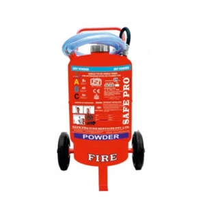 SafePro 25 kg ABC Trolley Fire Extinguisher with Inside Cartridge
