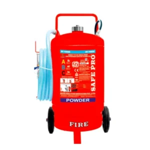 SafePro 75 kg ABC Trolley Fire Extinguisher with Outside CO2