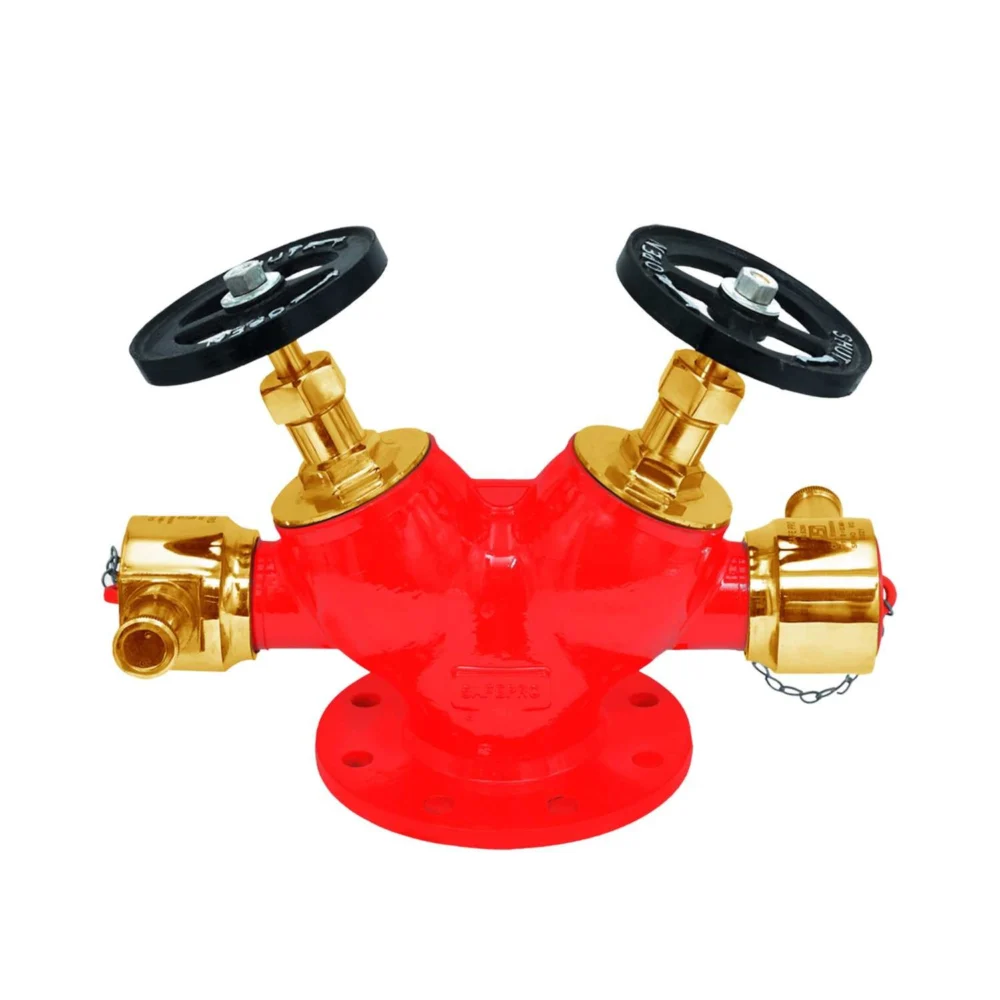SafePro Double Outlet Hydrant Valve (Gun Metal)